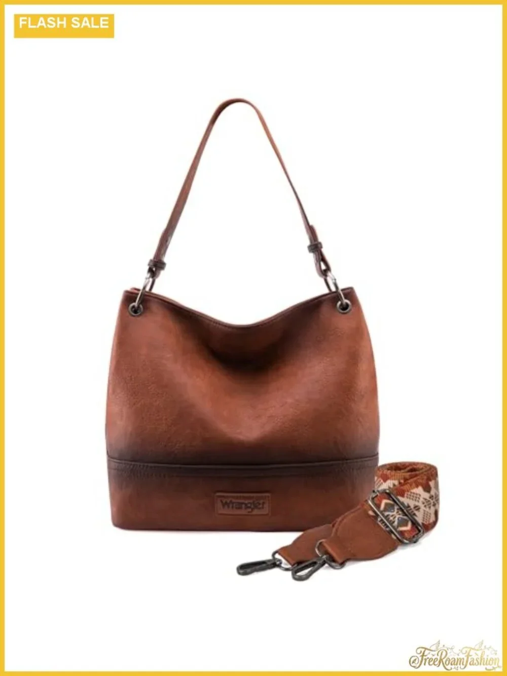 Vegan Leather Hobo Bag with Detachable Straps Women